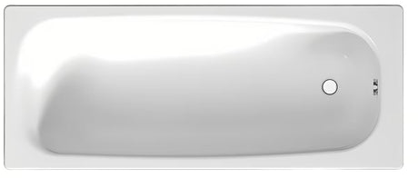 Pravokutna kada Jika Siena Plus 160x70 cm od emajliranog čelika, lijeva i desna orijentacija