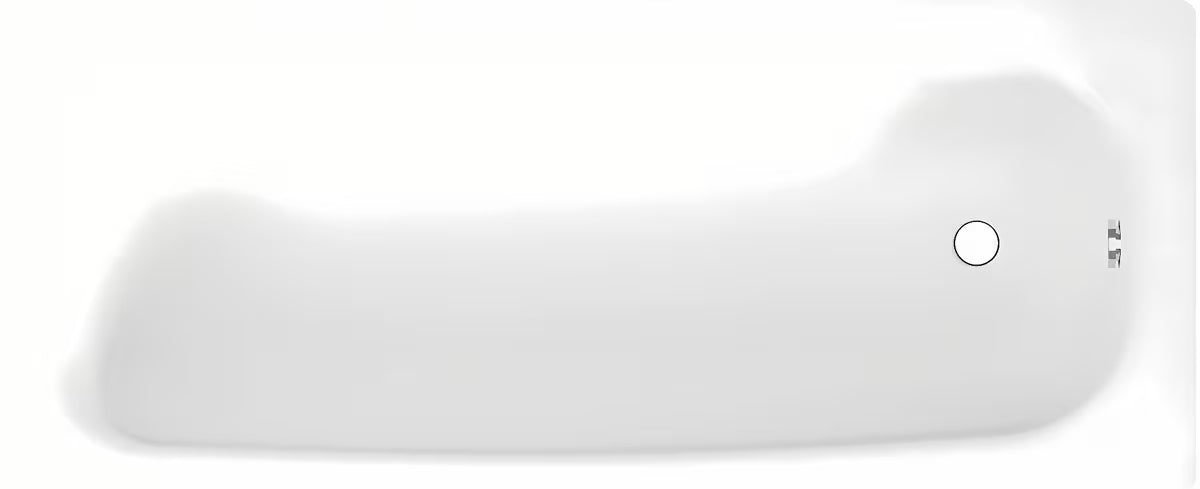 Pravokutna kada Jika Tanza 170x70 cm od emajliranog čelika, lijeva i desna izvedba