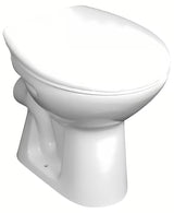 Stojeća WC Školjka Jika Zeta u bijeloj boji s dubokim ispiranjem i vodoravnim odvodom