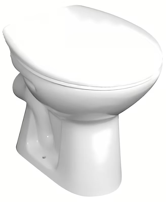 Stojeća WC Školjka Jika Zeta u bijeloj boji s dubokim ispiranjem i vodoravnim odvodom