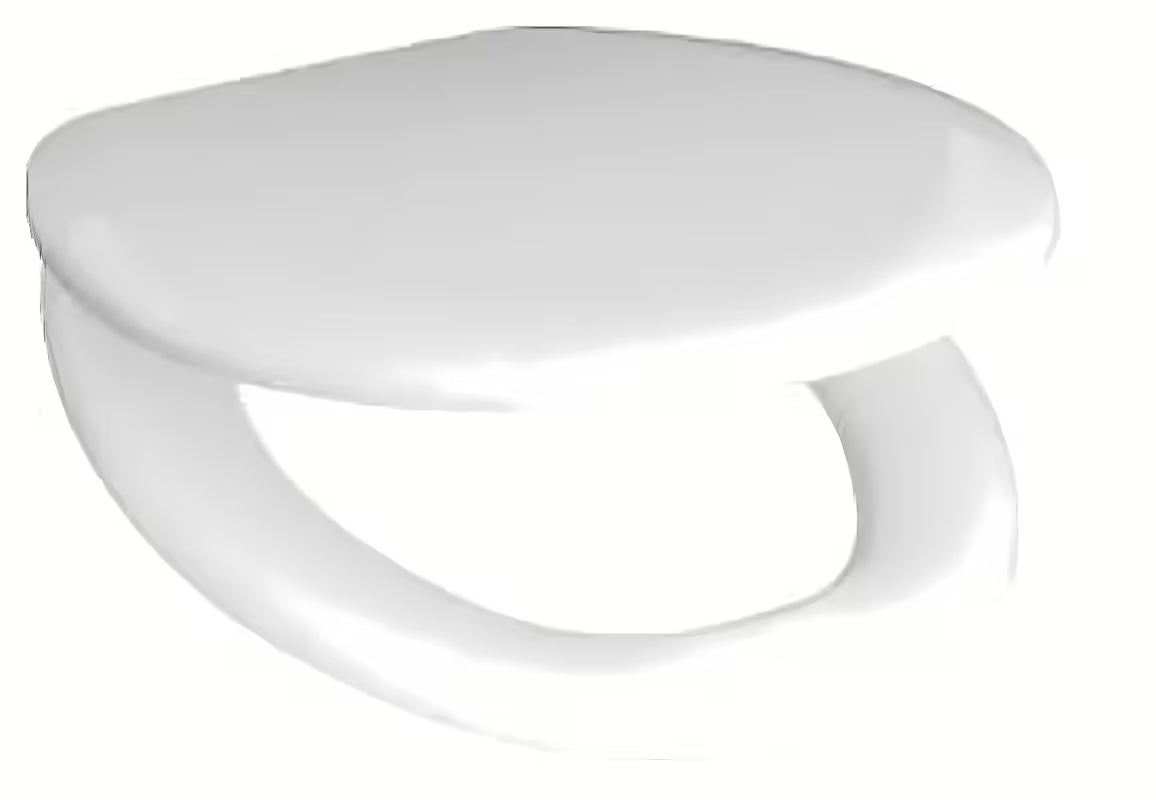 Bijele WC daska Jika Zeta od termoplasta s plastičnim šarkama