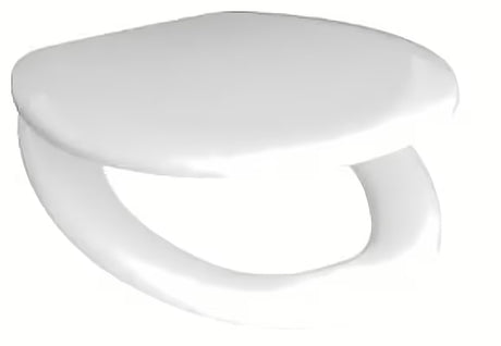 Bijele WC daska Jika Zeta od termoplasta s plastičnim šarkama