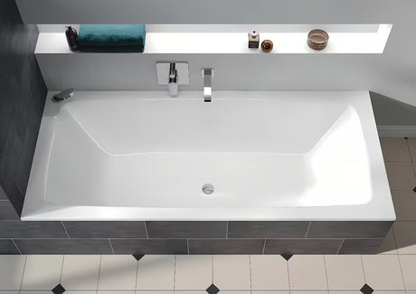 Pravokutna kada Kaldewei Cayono Duo 170x75 cm od emajliranog čelika sa središnjim odvodom