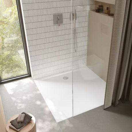 Kvadratna tuš kada Kaldewei Cayonoplan 90x90 cm od emajliranog čelika u alpsko bijeloj boji