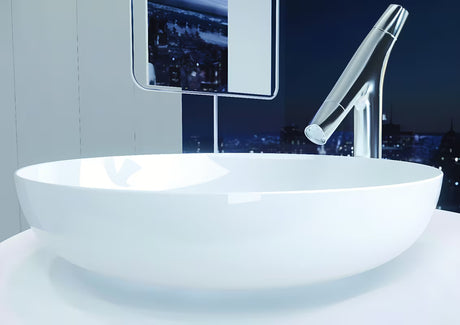 Kaldewei Miena umivaonik na ploču 45x45 cm u alpsko bijeloj boji od emajliranog čelika