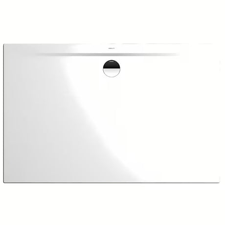 Bijela pravokutna tuš kada Kaldewei Superplan Zero 80x150 cm od emajliranog čelika