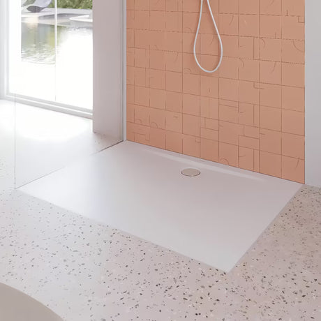 Bijela pravokutna tuš kada Kaldewei Superplan Zero 80x150 cm od emajliranog čelika