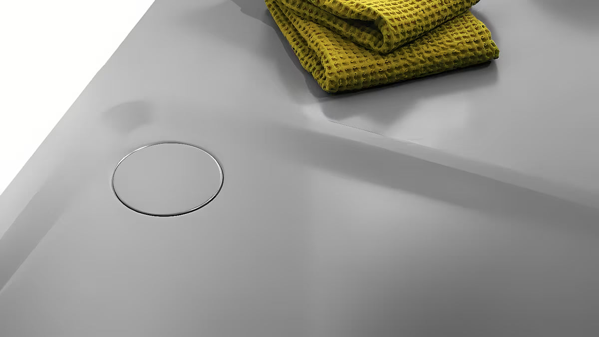 Bijela pravokutna tuš kada Kaldewei Superplan Zero 80x150 cm od emajliranog čelika