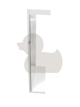 Pravokutno LED ogledalo Keramia Pro 50x80 cm s bijelim okvirom, vertikalna orijentacija i zaštita IP44.