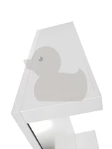 Pravokutno LED ogledalo Keramia Pro 50x80 cm s bijelim okvirom, vertikalna orijentacija i zaštita IP44.