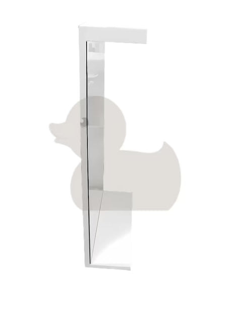 Keramia Pro pravokutno LED ogledalo 80x80 cm u bijelom okviru sa zaštitom IP44, vertikalna orijentacija.