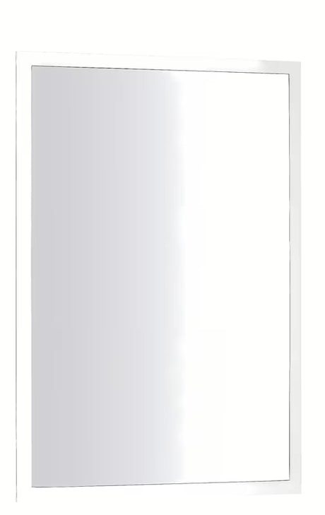Pravokutno kupaonsko ogledalo Keramia Pro 55x80 cm u bijeloj boji, vertikalna orijentacija