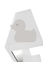 Pravokutno LED ogledalo Keramia Pro 70x80 cm u bijelom okviru sa zaštitom IP44, vertikalna orijentacija.