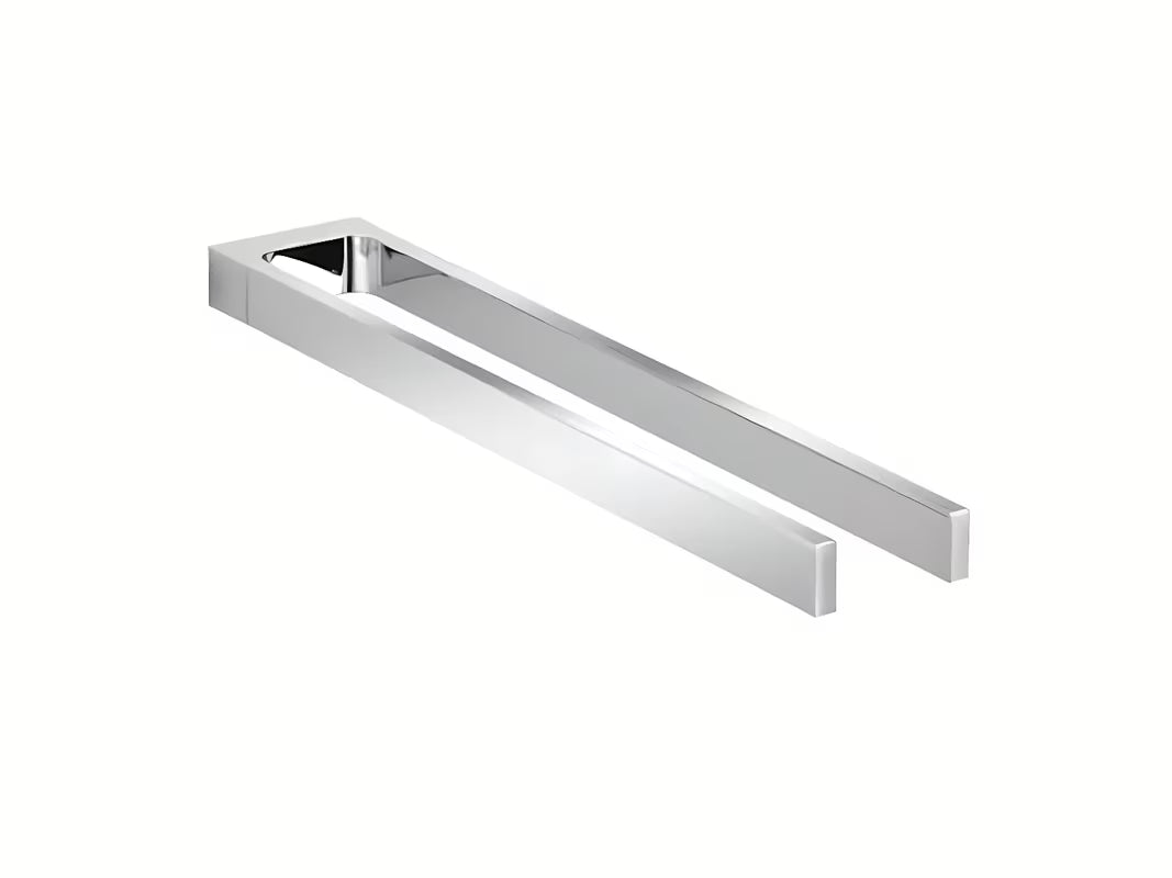 Kromirani zidni s dvije ručke držač ručnika Keuco Edition 11 modernog dizajna