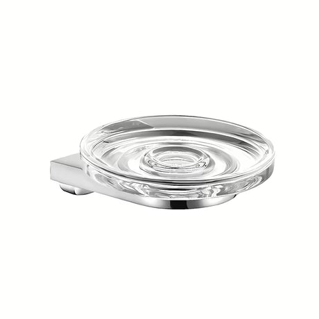 Kromirana zidna posuda za sapun Keuco Moll s uklonjivom kristalnom posudicom