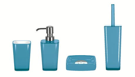 Tirkizni dozator sapuna Kleine Wolke Easy kao dekorativni dodatak kupaonici