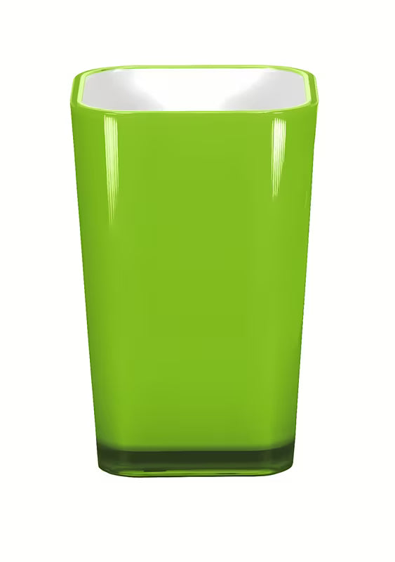 Zeleni držač četkica Kleine Wolke Easy kao dekorativni dodatak kupaonici.