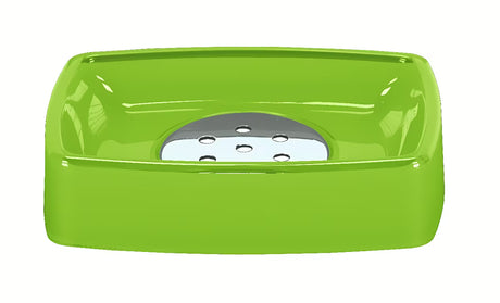 Zelena posuda za sapun Kleine Wolke Easy kao dekorativni dodatak kupaonici