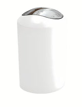 Bijeli kanta za otpad Kleine Wolke Glossy s preklopnim poklopcem