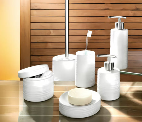 Bijela samostojeći  keramička ČETKA za Wc Kleine Wolke Sahara