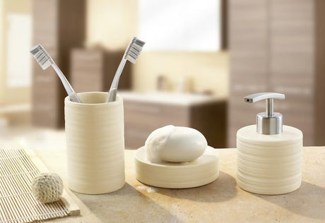 Samostojeći  bež ČETKA za Wc Kleine Wolke Sahara jednostavnog dizajna