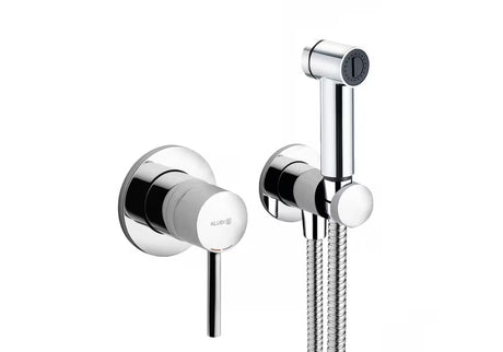 Kludi Chrome podžbukna miješalica za bide s bide tušem u krom izvedbi