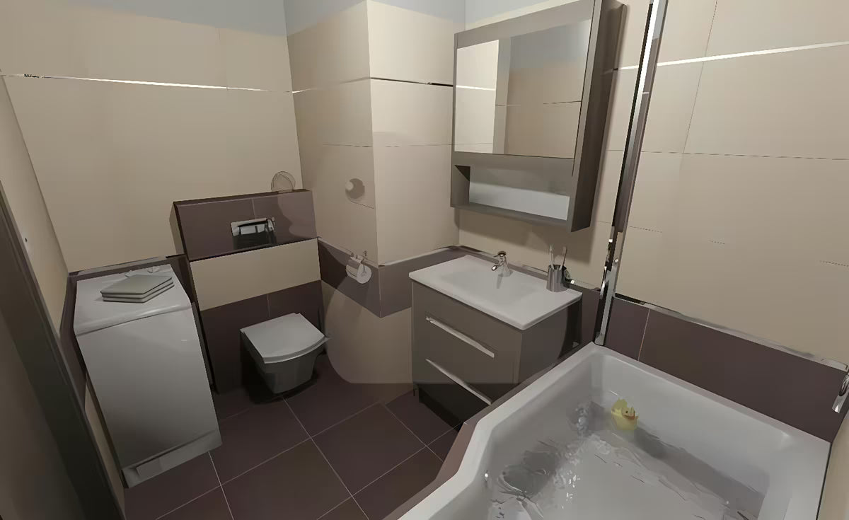 Lijeva akrilna obloga za kadu Laguna Beáta Plus pro za prekrivanje bočne strane kade.