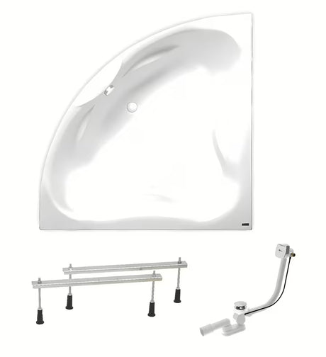 Kutna akrilna kada Laguna Cornelia 140x140 cm u lijevoj i desnoj izvedbi