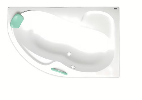 Asimetrična desna akrilna kada Laguna Fortuna Plus 170x100 cm sa sjajnom površinom