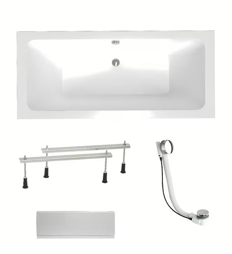 Pravokutna akrilna kada Laguna Nora Plus 160 x 75 cm pro lijevu i desnu orijentaciju