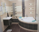 Zeleni naslon za glavu za kadu Laguna Rosa u standardnoj izvedbi pro akrilne kade.