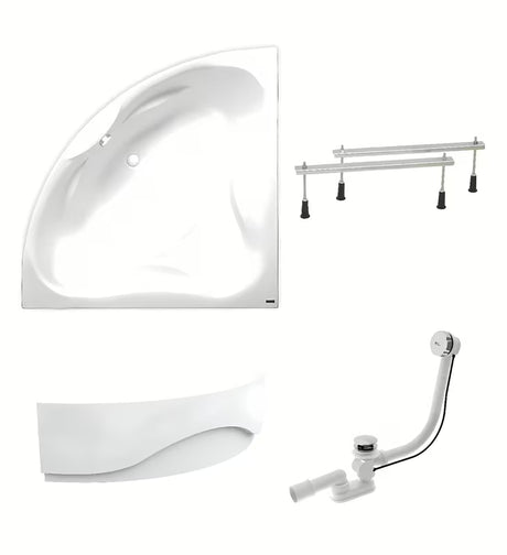 Kutna akrilna kada Laguna Royale 150x150 cm sa simetričnim oblikom pro za lijevi i desni kut