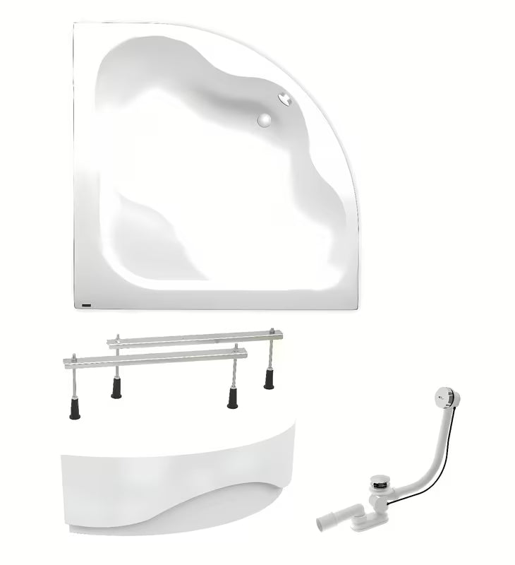 Kutna akrilna kada Laguna Samanta Plus 140 x 140 cm s univerzalnom lijevom i desnom orijentacijom