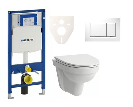 Viseći WC set Laufen Pro Nordic s instalacijskim sustavom Geberit Duofix pro za modernu kupaonicu