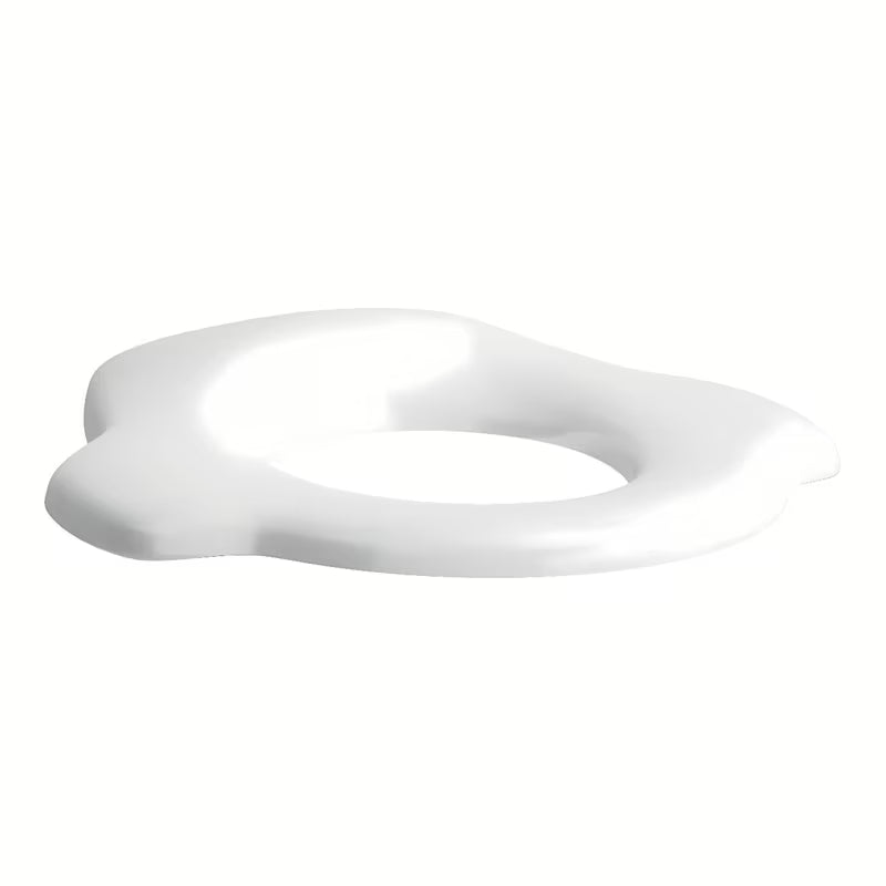 Bijela dječja WC daska Laufen Florakids od duroplasta sa soft Close i EasyLock