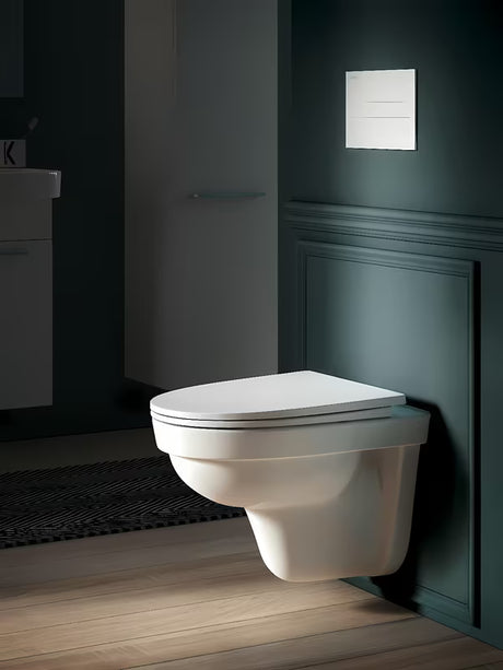 Bijeli viseća WC školjka Laufen Pro Nordic bez sustava za ispiranje sa štedljivim ispiranjem 2/4 l