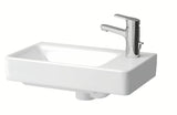 Bijeli keramički mali umivaonik Laufen Pro S 48x28 cm s otvorom pro slavinu desno