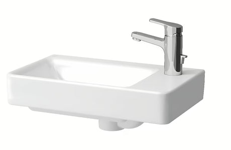 Bijeli keramički mali umivaonik Laufen Pro S 48x28 cm s otvorom pro slavinu desno