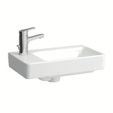 Bijeli keramički mali umivaonik Laufen Pro S 48x28 cm s otvorom za pro slavinu na lijevoj strani