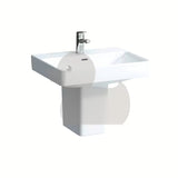 Bijeli viseće keramički umivaonik Laufen Pro S otvorom pro za slavinu u sredini, 60x46,5 cm.