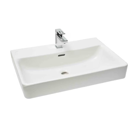 Viseće keramički umivaonik Laufen Pro S bijeli s otvorom pro za slavinu u sredini, 65x46,5 cm.