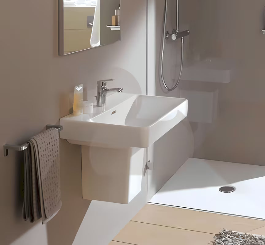 Bijeli viseće keramički umivaonik Laufen Pro S 70x46,5 cm s otvorom pro za slavinu u sredini