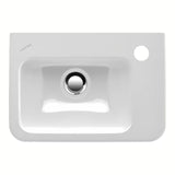 Bijeli keramički mali umivaonik Laufen Pro S 45 x 34 cm s otvorom za pro slavinu u sredini