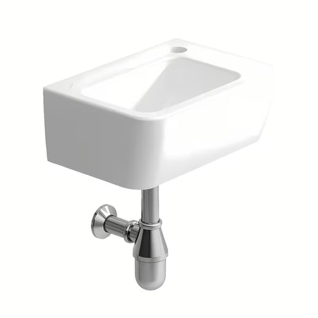 Bijeli keramički mali umivaonik Laufen Pro S 45 x 34 cm s otvorom za pro slavinu u sredini