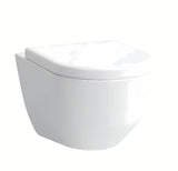 Bijeli viseća WC školjka Laufen Pro bez sustava za ispiranje sa skrivenim pričvršćenjem EasyFit 2.0.