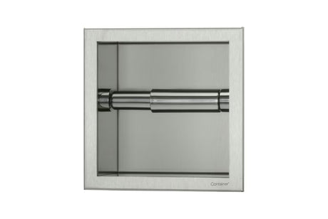 SIKO Multi držač toaletnog papira od brušenog nehrđajućeg čelika za ugradnju u zid