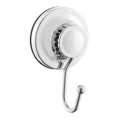 Vakuumski zidni kukica Multi Ecoloc u izvedbi chrome pro za montažu bez bušenja na glatke površine.