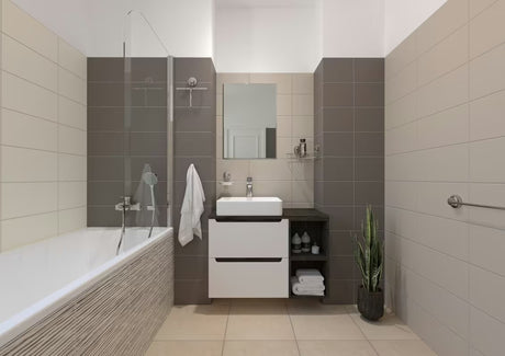 Multi Ecoloc kutna polica s vakuumskom čašicom u izvedbi chrome pro za ugradnju bez bušenja