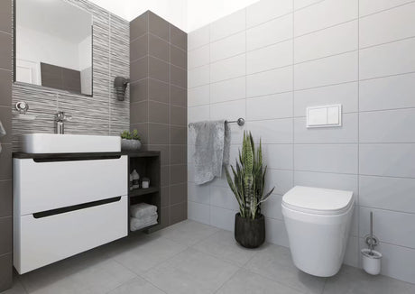 Zidna ČETKA za Wc Multi Ecoloc u krom izvedbi s vakuumskom čašicom pro montaža bez bušenja.