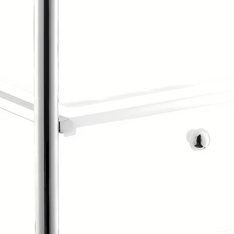 Multi Element Chrome kolica s kotačićima i tri uklonjive plastične ladice za kupaonicu